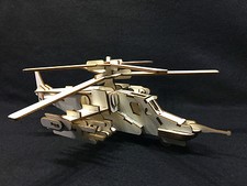 Laser Cut Wooden Helishark