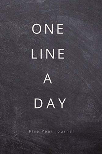 Five year journal one line - year,