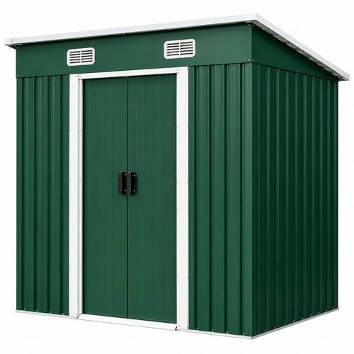 5x4ft metal garden - garden, shed