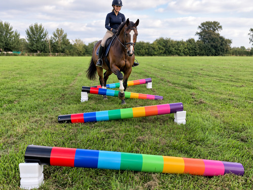 Set rainbow poles - rainbow, 1.2m