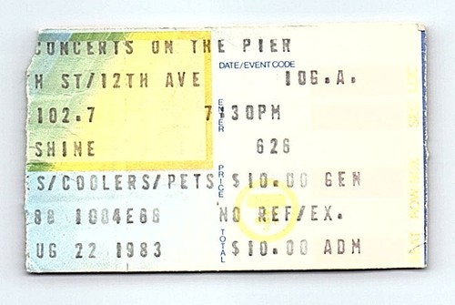 Madness concert ticket stub - madness,