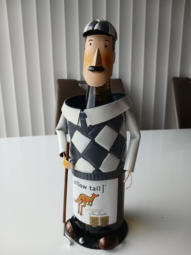 Metal wine bottle holder - bottle,