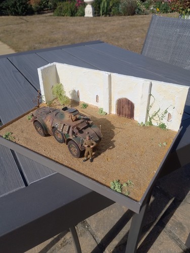 Newly built diorama of - a,