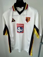 Original 1999-2001 Watford FC Away  Shirt Size Large Made By Le Coq Sportif