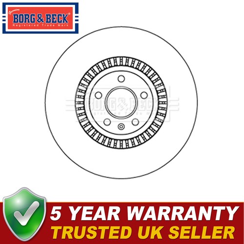 Borg beck front brake disc - borg,