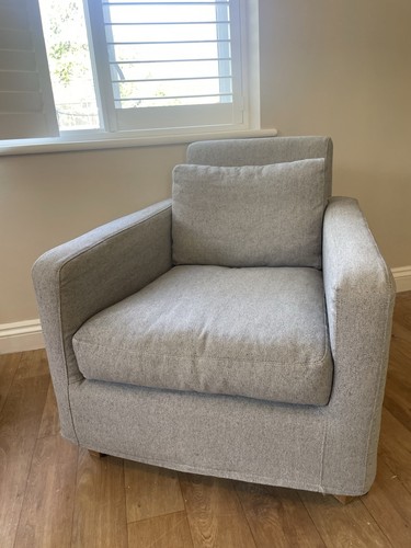 Grey habitat armchair - habitat,