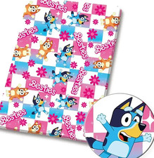Polycotton Fabric with Bluey