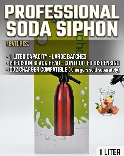 Professional soda siphon - soda,