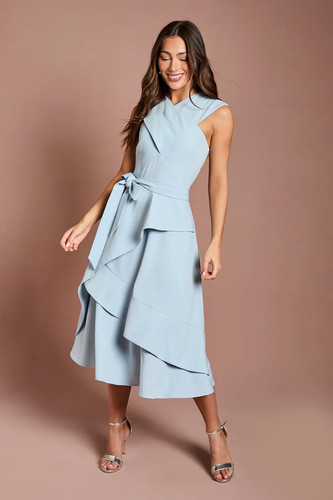 Coast light blue midi - light, dress