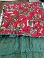 Coleman Vtg Green Sleeping Bag