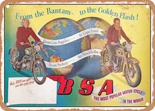 METAL SIGN - 1950 BSA from the