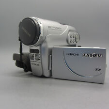 Hitachi DVDCAM DZ-BX37E Handheld Mini DVD Camcorder Silver Tested