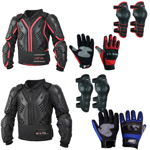 Kids body armour motocross - body,