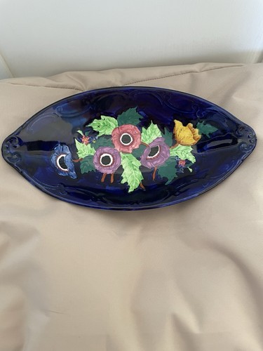 Maling vintage footed bowl - maling,