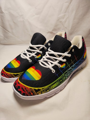 Rainbow pride trainers size - pride,