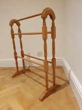 Vintage Wooden Towel Rail