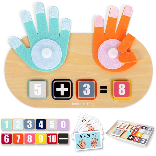 Wooden math counting toys for - counting,