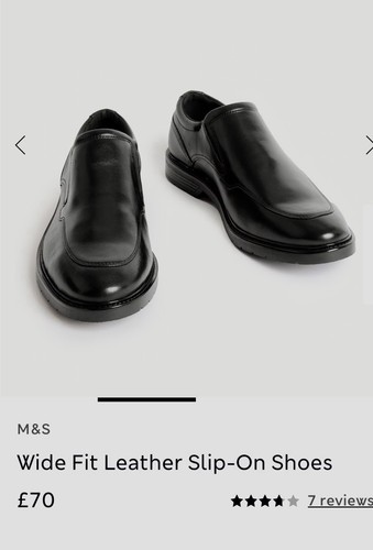 Marks spencer black leather - marks,