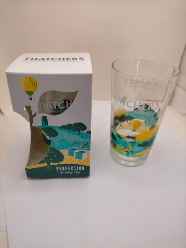 Thatchers cider pint glass hot - thatchers,