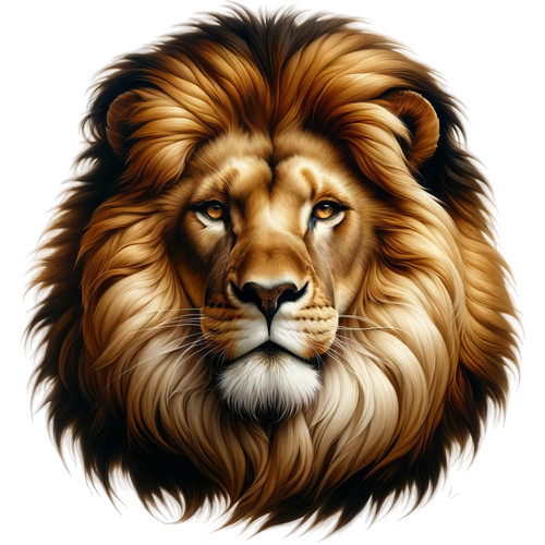 African lion vinyl - lion, sticker