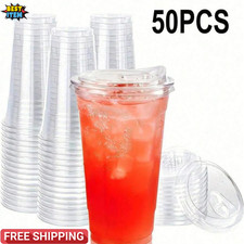 50pc Plastic Reusable Tumbler