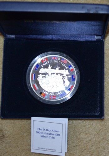 Silver coin 5oz - £10, 5oz.
