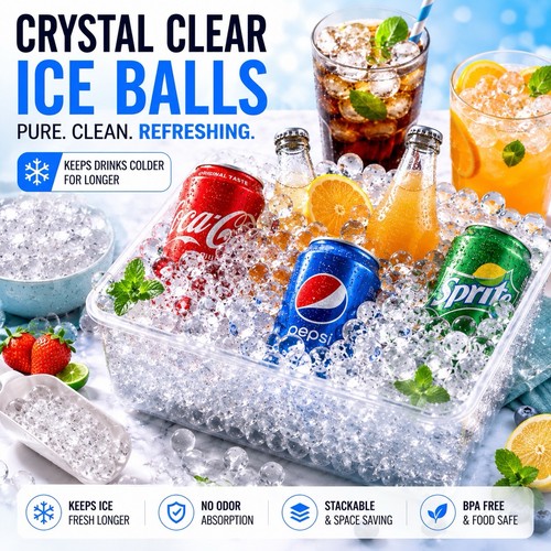 Ice ball tray with storage - ice,