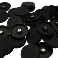 40mm Round Wargaming Plastic Model Bases + Magnet for Miniature Games