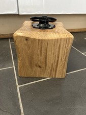 Solid Oak Door Stop With Light