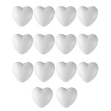 14pcs Polystyrene Hearts Heart Craft Modeling Heart Valentine' Day Crafts