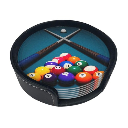 Billiards coasters for - billiards, drinks