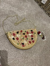 Zara Beaded Pizza Bag