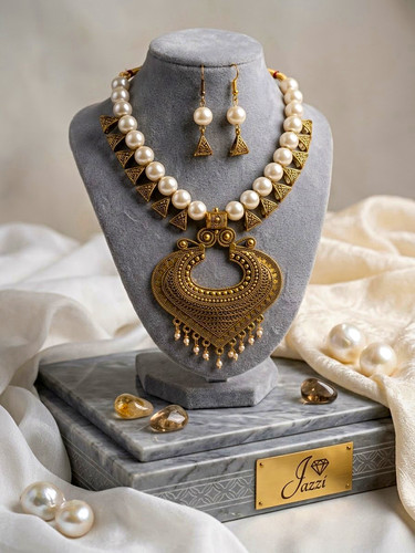 Indian gold tone white - gold,