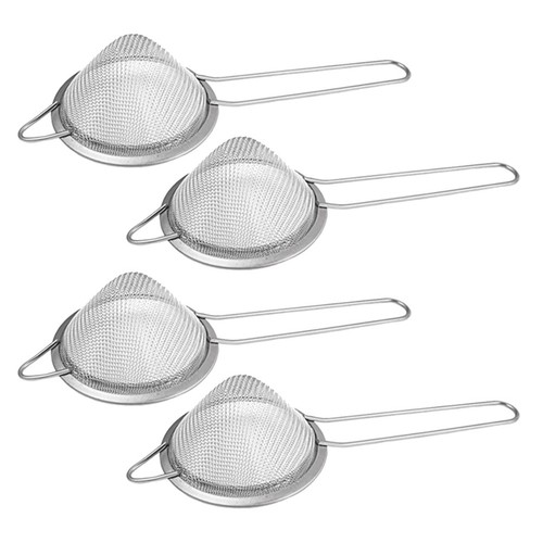 4pcs silver stainless steel - 4pcs,