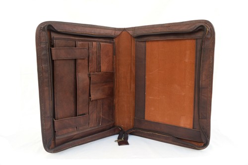 Vintage leather portfolio - vintage,