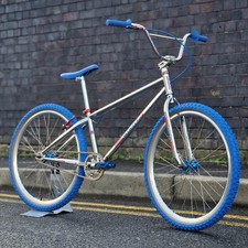 Skyway T/A Custom Old School Retro 26 Inch BMX Cruiser Bike White / Blue / Red
