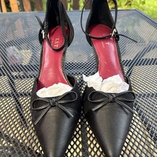 Women Black Size 6 Next Low Heel Shoes. Upper Is Leather And Suede. New