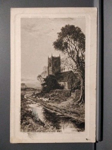 Postcard the village - postcard,