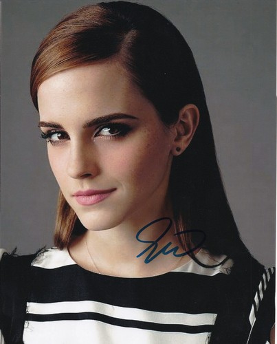 New autographed emma watson - emma,