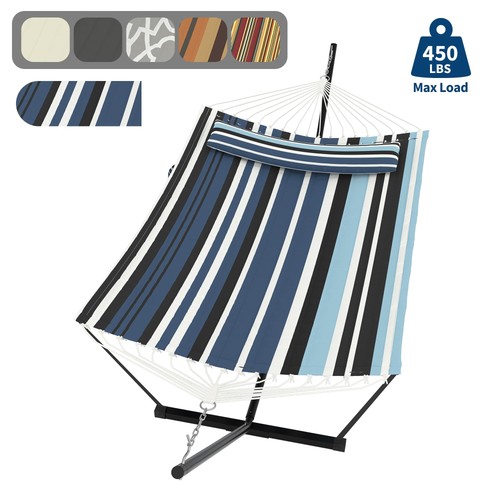 Double hammock with steel - double,