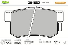 REAR AXLE BRAKE PAD SET, DISC