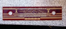 Philips B3G63A valve radio replacement used dial glass.  Good condition
