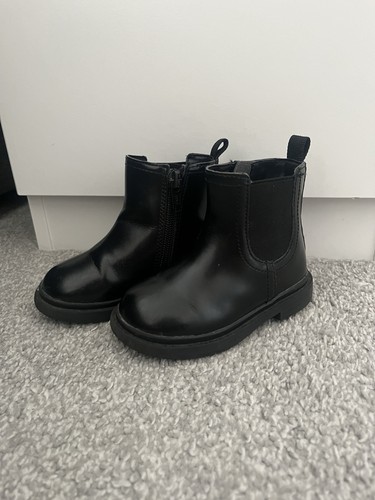 Girls black boots 21 - girls,