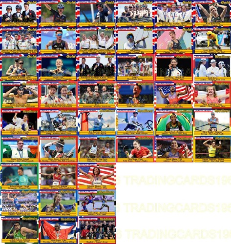 British gold medals - gold, paris