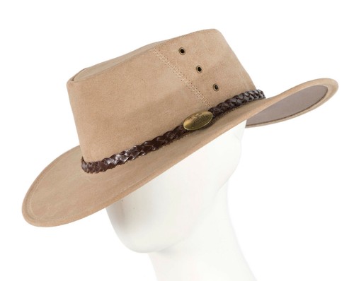 Beige jacaru leather - beige,