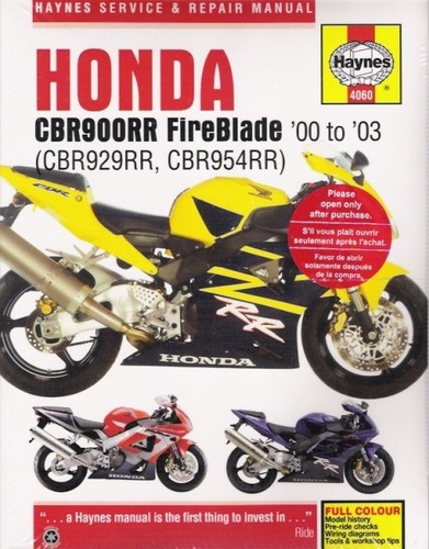 2000 2003 honda cbr900rr - 2000-2003,