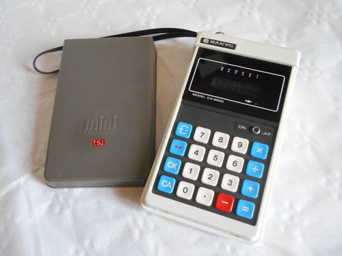 Vintage calculator sanyo - calculator, cx
