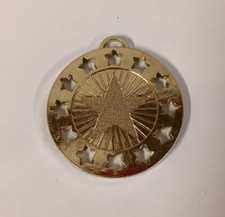 Star Multi sport  medal with red white blue ribbon Various designs and sports