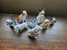 vintage  dog ornaments job lot
