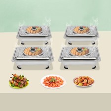 4PCS Buffet Dish Tray Food